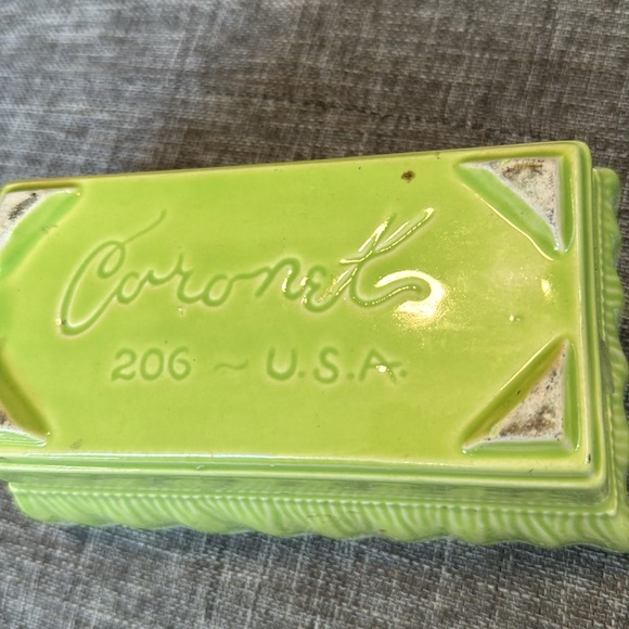 Vintage Hull USA Glazed Pottery Planter Very Pretty 206 - Picture 4 of 8